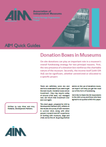 Donation Boxes in Museums